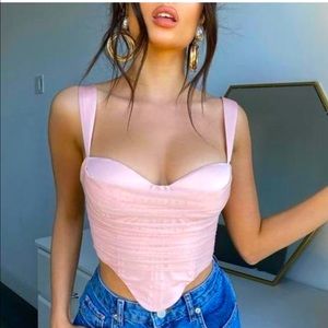 Pink Corset Top